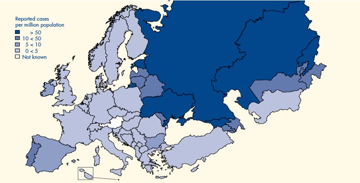 Meno campagne di prevenzione in Europa