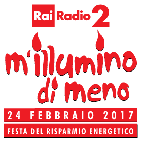 manifesto m'illumino di meno, campagna di Rai radio2